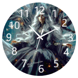 Dark Queen Clock – A Bold Statement of Elegance and Mystery