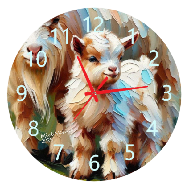 Kid and Mom Clock featuring a loving moment between a mother and child, symbolizing family, love, and connection, with a clear and functional clock face.