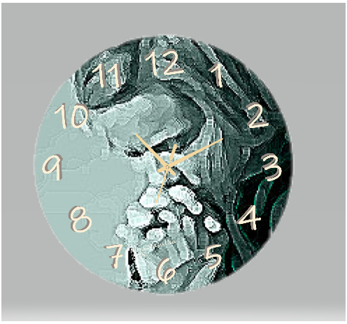 Praying Clock featuring a peaceful design inspired by prayer, made with durable materials and an easy-to-read display, perfect for spiritual and reflective spaces.