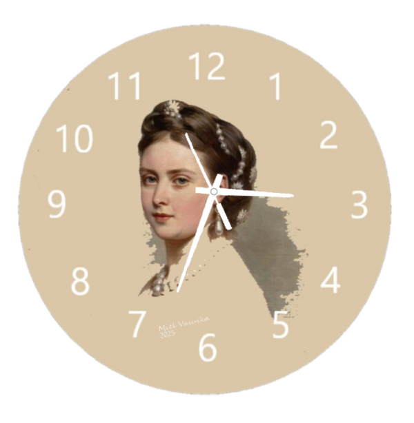 Queen Victoria Clock featuring a regal Victorian-era design with durable materials and an easy-to-read display, perfect for classic and elegant decor.