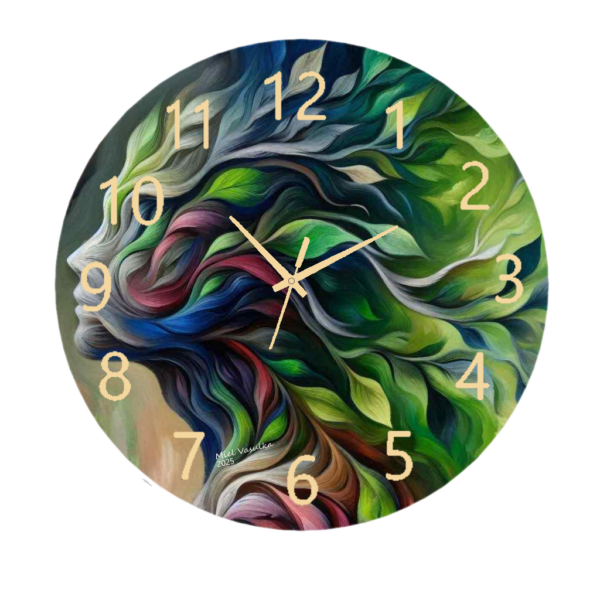 Shapeshifter Clock featuring a fluid and transformative design, durable materials, and easy-to-read numbers, perfect for fantasy and artistic decor.