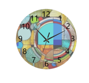 Stained Glass Clock