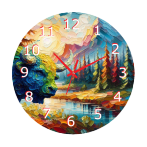 Taurus Value Clock with an earthy, elegant design, clear numbers, and durable materials, ideal for adding practicality and style to your home.